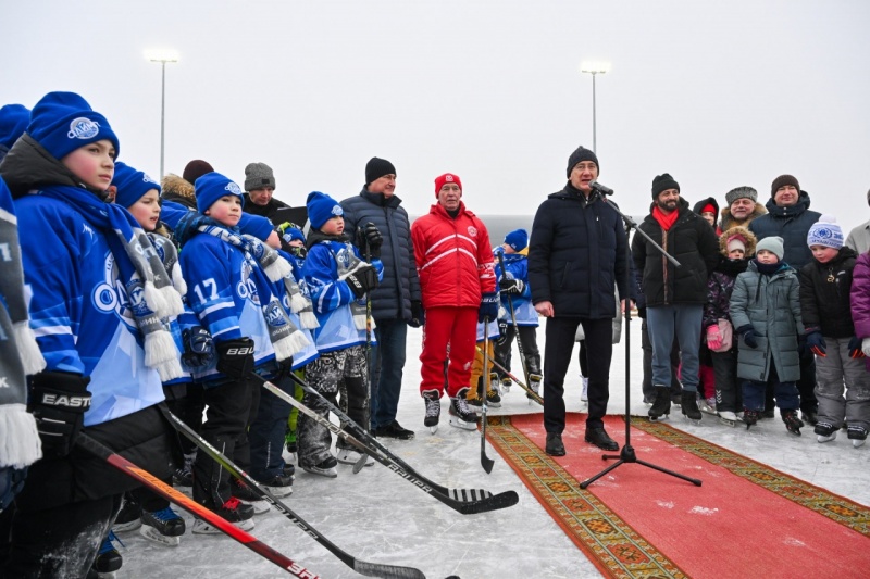 В Калужской области открылась первая очередь ледовой арены Ильи Авербуха